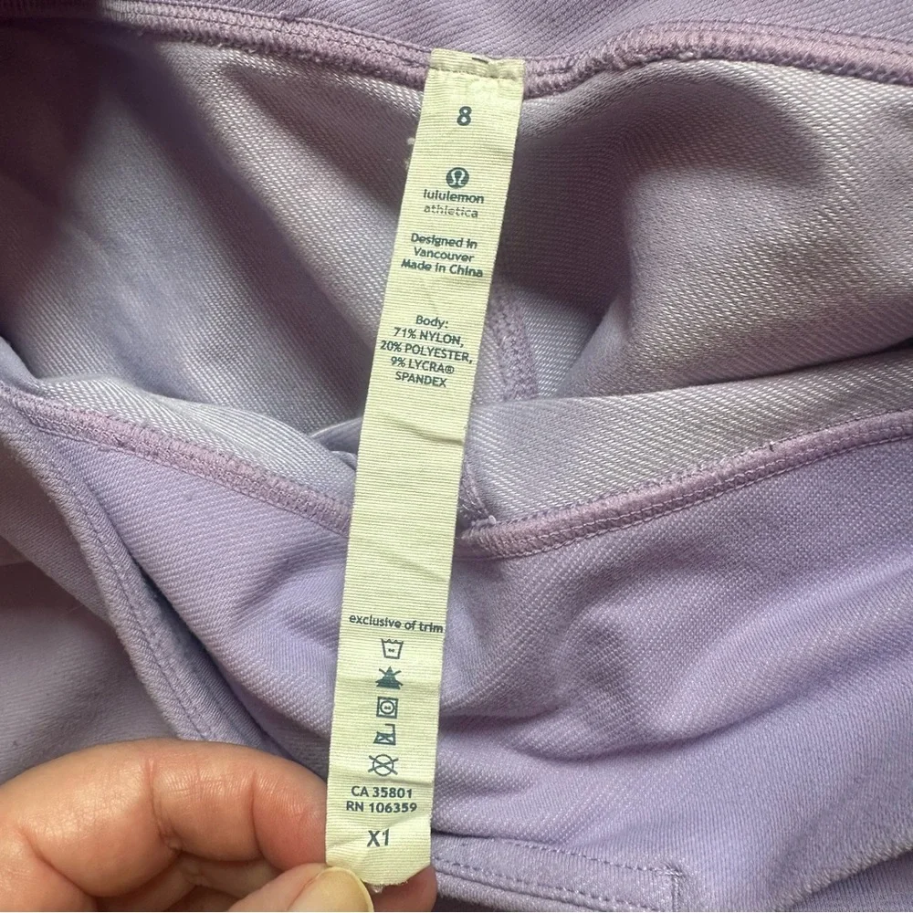 lululemon athletica Lavender capri leggings